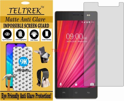 TELTREK Tempered Glass Guard for LAVA X17 4G (Matte Flexible Shatterproof)(Pack of 1)