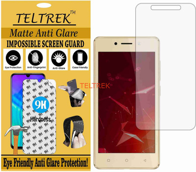 TELTREK Tempered Glass Guard for ITEL WISH A41 (Matte Flexible Shatterproof)(Pack of 1)