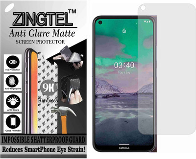 ZINGTEL Tempered Glass Guard for NOKIA 3.4 (Matte Flexible Shatterproof)(Pack of 1)
