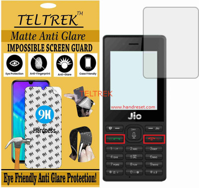 TELTREK Tempered Glass Guard for JIO LYF F41 (Matte Flexible Shatterproof)(Pack of 1)