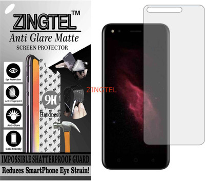 ZINGTEL Tempered Glass Guard for MICROMAX CANVAS 2 PLUS (Matte Flexible Shatterproof)(Pack of 1)
