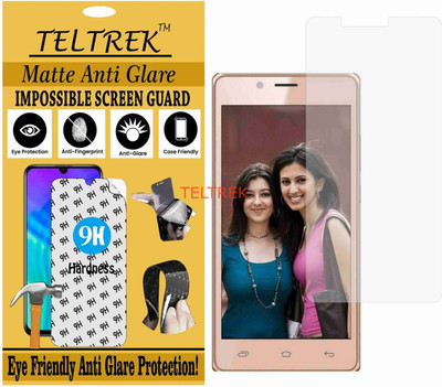 TELTREK Tempered Glass Guard for INTEX STYLE 3 (Matte Flexible Shatterproof)(Pack of 1)