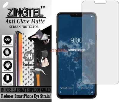 ZINGTEL Tempered Glass Guard for LG G7 ONE (Matte Flexible Shatterproof)(Pack of 1)