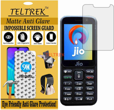 TELTREK Tempered Glass Guard for JIO LYF F90M (Matte Flexible Shatterproof)(Pack of 1)