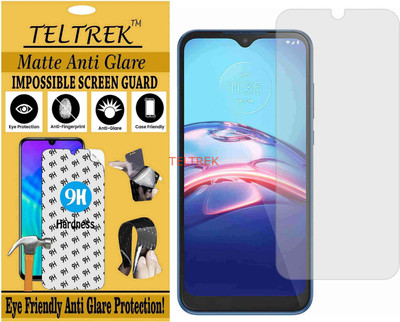 TELTREK Tempered Glass Guard for MOTOROLA E (2020) (Matte Flexible Shatterproof)(Pack of 1)