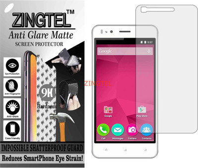 ZINGTEL Tempered Glass Guard for MICROMAX BOLT SELFIE Q424 (Matte Flexible Shatterproof)(Pack of 1)