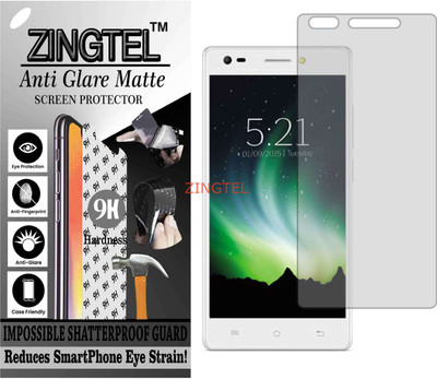 ZINGTEL Tempered Glass Guard for LAVA V2 (Matte Flexible Shatterproof)(Pack of 1)
