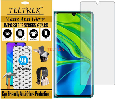 TELTREK Tempered Glass Guard for MI NOTE 10 (Matte Flexible Shatterproof)(Pack of 1)
