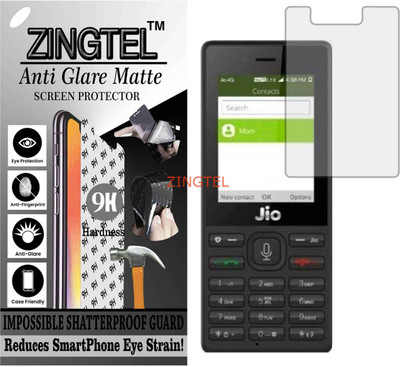 ZINGTEL Tempered Glass Guard for JIO LYF F120 (Matte Flexible Shatterproof)(Pack of 1)