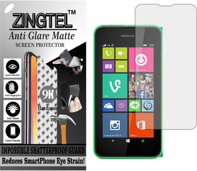 ZINGTEL Tempered Glass Guard for NOKIA LUMIA 530 (Matte Flexible Shatterproof)(Pack of 1)