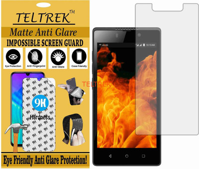 TELTREK Tempered Glass Guard for RELIANCE JIO LYF FLAME 8 (Matte Flexible Shatterproof)(Pack of 1)