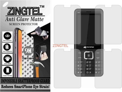 ZINGTEL Tempered Glass Guard for MICROMAX X807 (Matte Flexible Shatterproof)(Pack of 1)