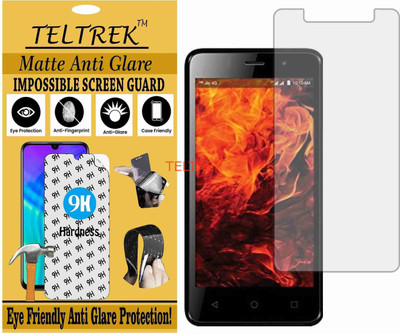 TELTREK Tempered Glass Guard for RELIANCE JIO LYF FLAME 1 (Matte Flexible Shatterproof)(Pack of 1)