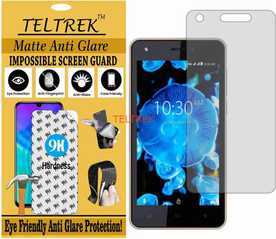 TELTREK Tempered Glass Guard for KARBONN K9 KAVACH 2 (Matte Flexible Shatterproof)(Pack of 1)