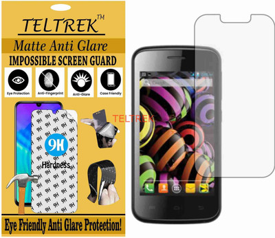 TELTREK Tempered Glass Guard for INTEX CLOUD Y12 (Matte Flexible Shatterproof)(Pack of 1)
