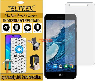 TELTREK Tempered Glass Guard for LYF WATER F1 (LS-5505) (Matte Flexible Shatterproof)(Pack of 1)