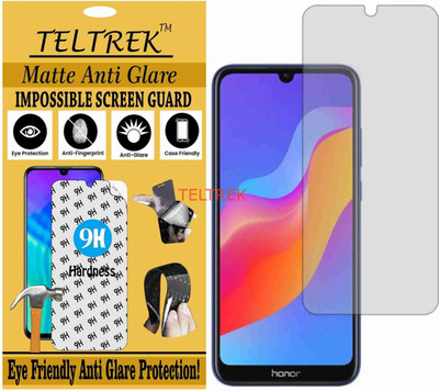 TELTREK Tempered Glass Guard for HUAWEI PLAY 8A (Matte Flexible Shatterproof)(Pack of 1)
