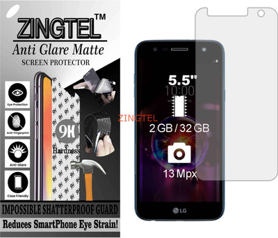 ZINGTEL Tempered Glass Guard for LG X POWER 3 (Matte Flexible Shatterproof)(Pack of 1)