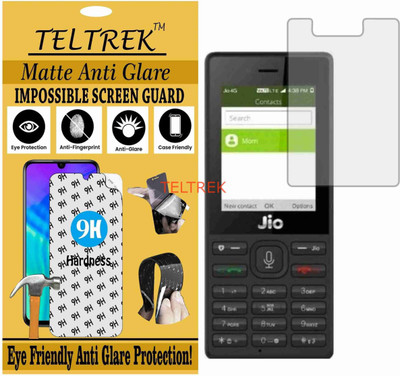 TELTREK Tempered Glass Guard for JIO 120B (Matte Flexible Shatterproof)(Pack of 1)