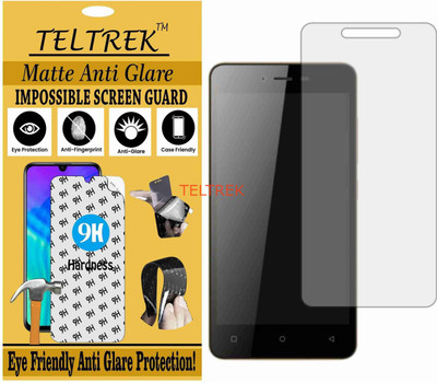 TELTREK Tempered Glass Guard for GIONEE PIONEER P5L (Matte Flexible Shatterproof)(Pack of 1)
