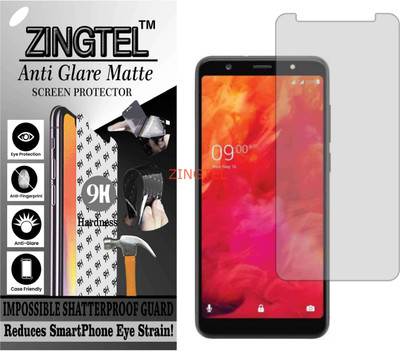 ZINGTEL Tempered Glass Guard for LAVA Z81 (Matte Flexible Shatterproof)(Pack of 1)