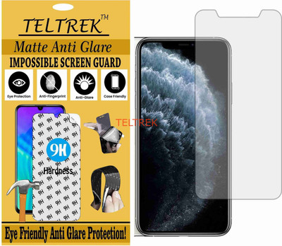 TELTREK Tempered Glass Guard for APPLE IPHONE 11 MAX (Matte Flexible Shatterproof)(Pack of 1)