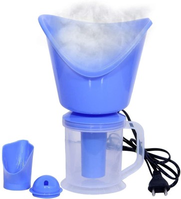 K AND D BROTHERS Nose, and Cough Steamer 3 in 1 Plastic Steam Vaporizer, Nozzle Inhaler, Facial Sauna, and Facial Steamer Machine for Adults and Kids Vaporizer(Blue)