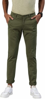 new kick Regular Fit Men Green Trousers