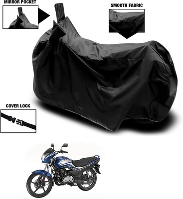 KEDIT Waterproof Two Wheeler Cover for Hero(Super Splendor, Black)