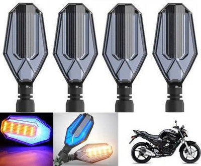 QZ DEVICE Front, Rear LED Indicator Light for Yamaha FZ(Yellow, Blue)