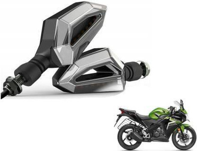 QUIRKY ZONE Front, Rear LED Indicator Light for Honda CBR 150 R, Universal For Bike(Yellow, Blue)