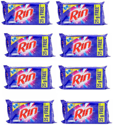Rin Cloth Washing bar (150 gram) - DRV08 Detergent Bar(1200 g, Pack of 8)