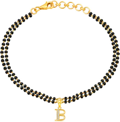 VSHINE FASHION JEWELLERY Alloy, Brass, Copper Cubic Zirconia Gold-plated Charm Bracelet
