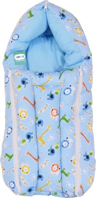 Funtus New Born Baby Sleeping Bag Standard Crib(Fabric, Blue)