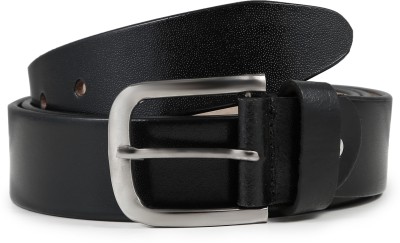 Unique Men Casual, Formal Black Genuine Leather Belt