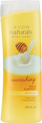 AVON Naturals Body Care Nourishing Milk & Honey Shower Gel(200 ml)