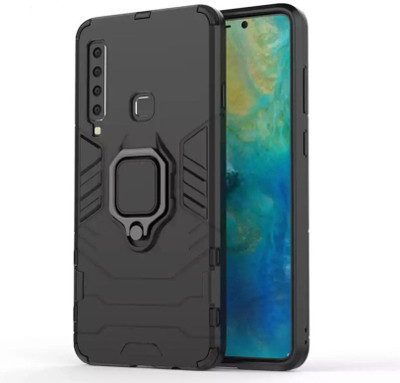 Glaslux Back Cover for Samsung Galaxy A9 2018(Black, Rugged Armor, Pack of: 1)