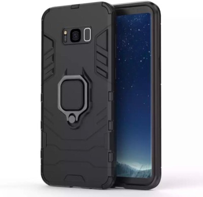 MOBIRUSH Back Cover for Samsung Galaxy S8(Black, Rugged Armor, Pack of: 1)