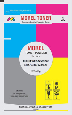 MOREL TONER POWDER FOR XEROX WORKCENTER 5225/5230 / 123/128 / 5325/5330 PRINTER AND PHOTOCOPIER Black Ink Cartridge
