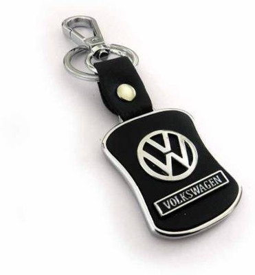 gtrp Leatherite Volkswagen Locking Key Chain (Black) Key Chain Key Chain