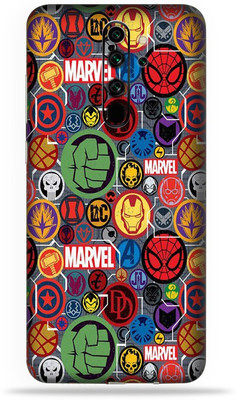 Satisfactory Mi Note 8 Pro Mobile Skin(Marble-Hero Sticker Skin With Matte Finish)