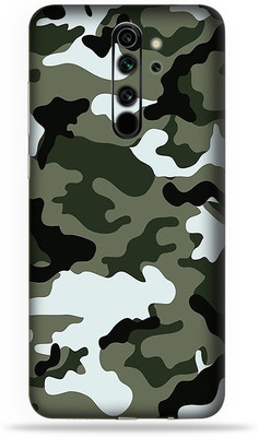 OggyBaba Mi Note 8 pro, Phone Back side Protector and Camera Protector Mobile Skin(Camo-Winter Matte Finish)