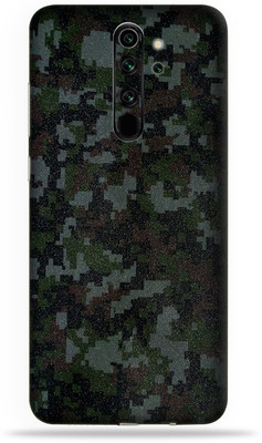 Satisfactory Mi Note 8 Pro Mobile Skin(Digital-Camouflage Skin With Matte Finish)