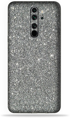 Satisfactory Mi Note 8 Pro Mobile Skin(Silver-Glitter Skin With Matte Finish)