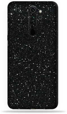 OggyBaba Xiaomi Note 8 Pro, Skin Guard, An Elegant Mobile Skin(Black glitter skin with ultra matte finish)