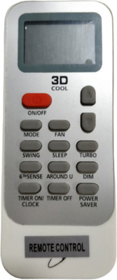 Electvision Remote Control for Ac Compatible with AC (Please Match The Image with Your Existing Remote Before Placing The Order Before)(129) Whirlpool 3D AUTO Remote Controller(White) Electvision Remote Control for Ac Compatible with AC (Please Match The Image with Your Existing Remote Before Placing The Order Before)(129) Whirlpool 3D AUTO Remote Controller(White)