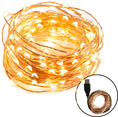 One Trade India 50 LEDs 10.01 m White Steady String Rice Lights(Pack of 1)