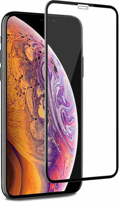 HRV Edge To Edge Tempered Glass for Apple iPhone X(Pack of 1)