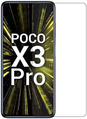 TINGTONG Tempered Glass Guard for Poco X3 Pro(Pack of 1)