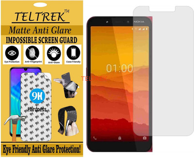 TELTREK Tempered Glass Guard for NOKIA C2 (Matte Flexible Shatterproof)(Pack of 1)